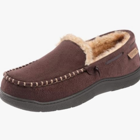 Zigzagger Moccasin Slippers Memory Foam House Shoes Slippers mens 11 - Picture 1 of 6